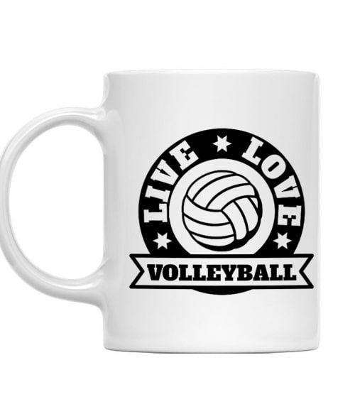 Live love volleyball Labdajáték Bögre - Sport