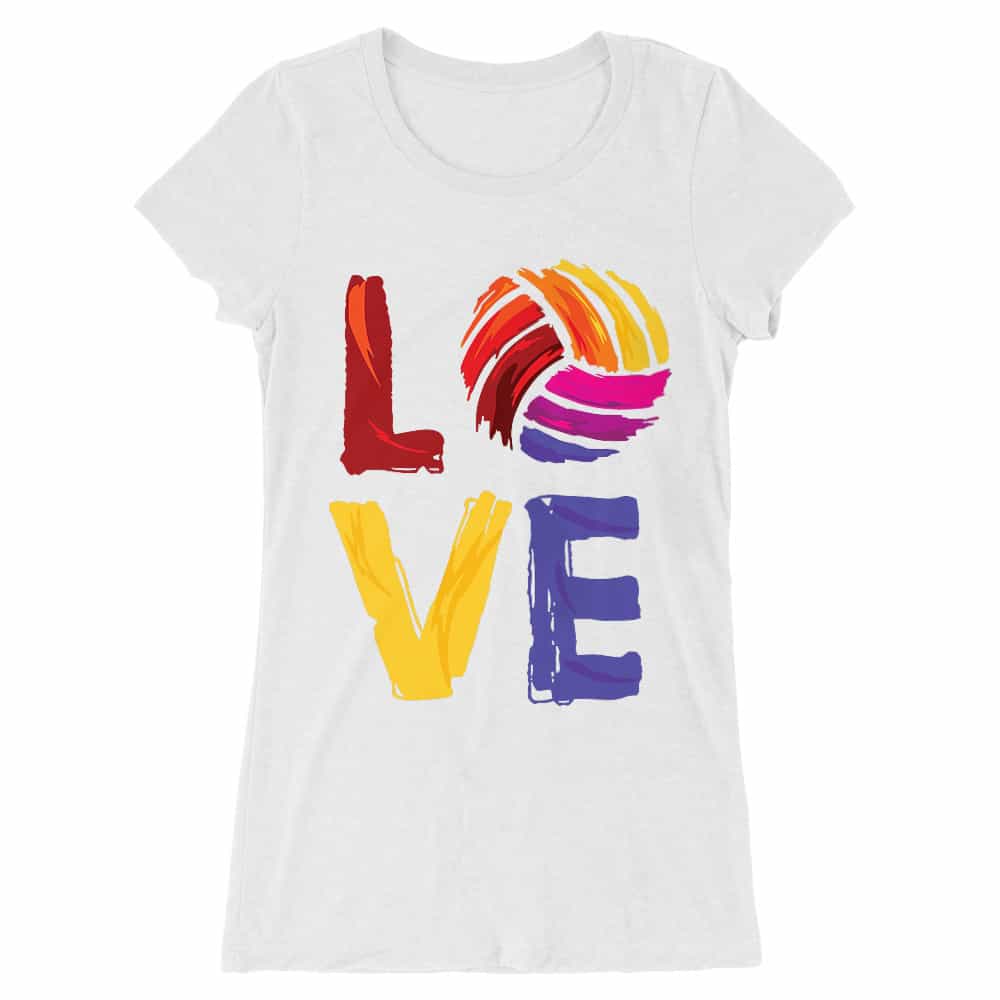 Love volleyball Női Hosszított Póló