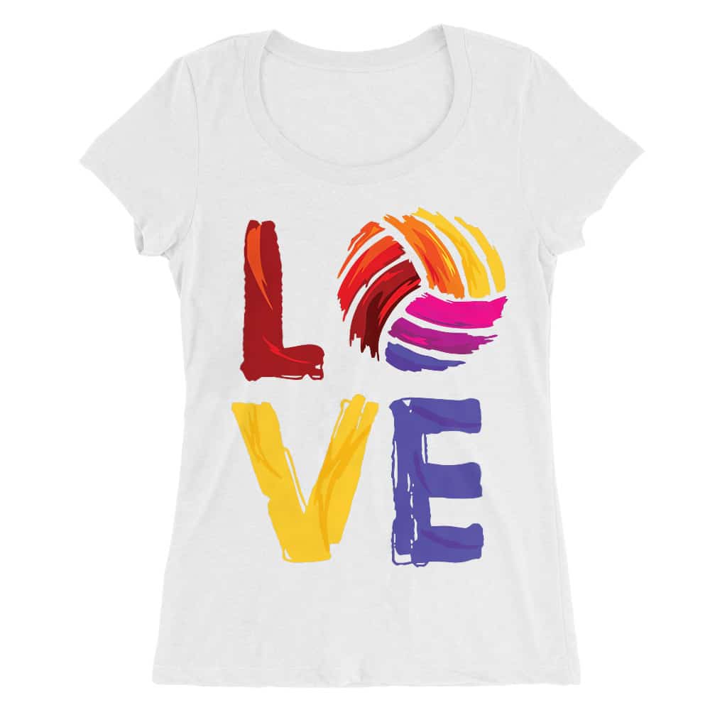Love volleyball Női O-nyakú Póló