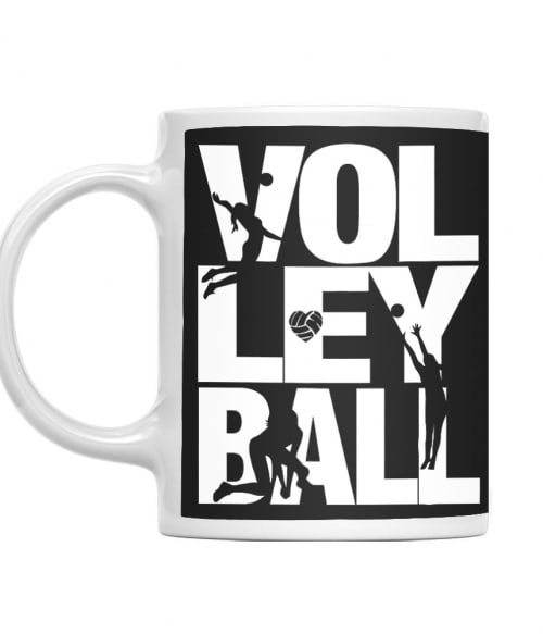 Volley silhouettes Labdajáték Bögre - Sport