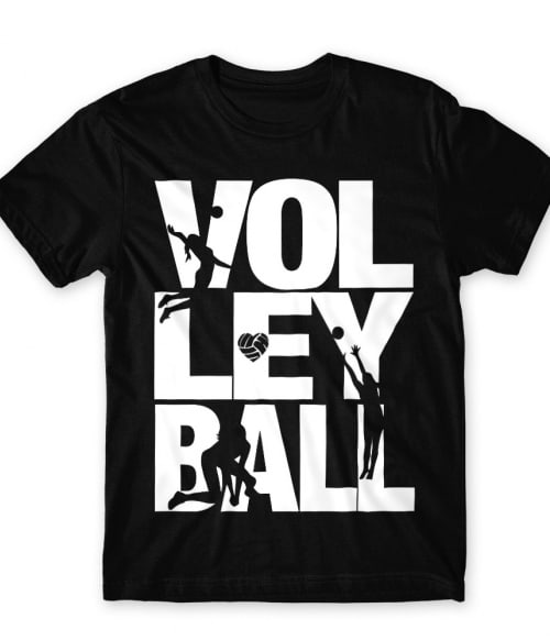 Volley silhouettes Labdajáték Póló - Sport