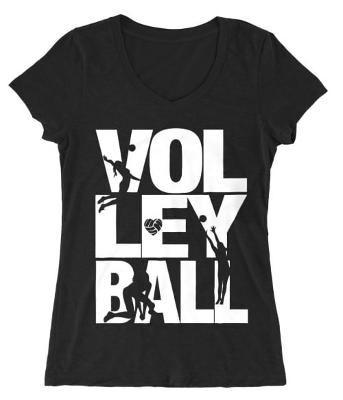 Volley silhouettes Póló - Ha Volleyball rajongó ezeket a pólókat tuti imádni fogod!