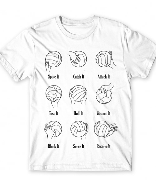 Volleyball actions Póló - Ha Volleyball rajongó ezeket a pólókat tuti imádni fogod!