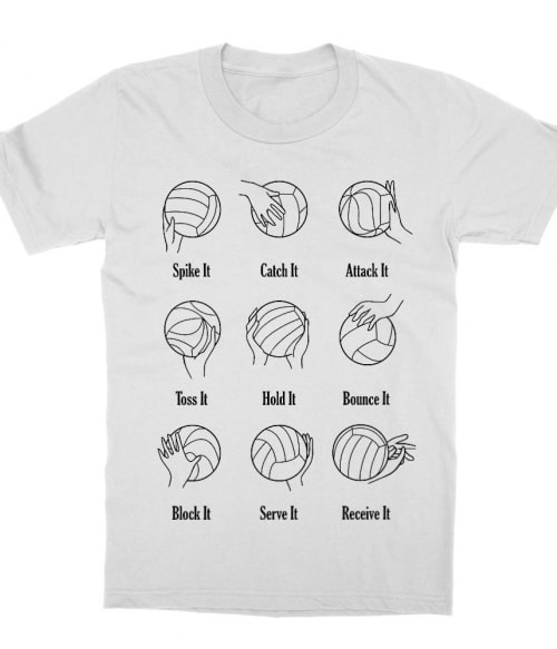 Volleyball actions Póló - Ha Volleyball rajongó ezeket a pólókat tuti imádni fogod!