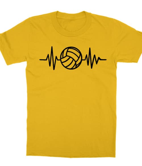 Volleyball heartbeat Póló - Ha Volleyball rajongó ezeket a pólókat tuti imádni fogod!
