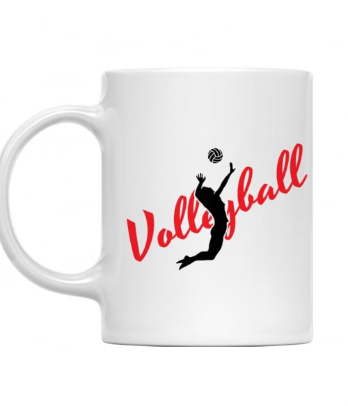 Volleyball silhouette Kézilabdás Bögre - Sport