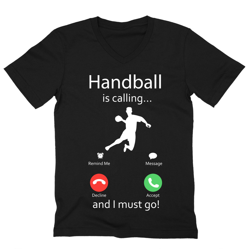 Handball is calling Férfi V-nyakú Póló