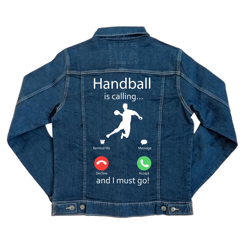 Handball is calling Unisex Farmerkabát