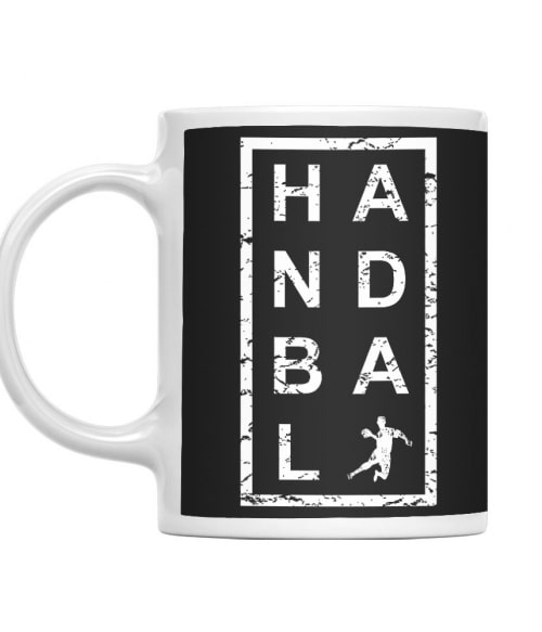 Handball Text Sign Labdajáték Bögre - Sport