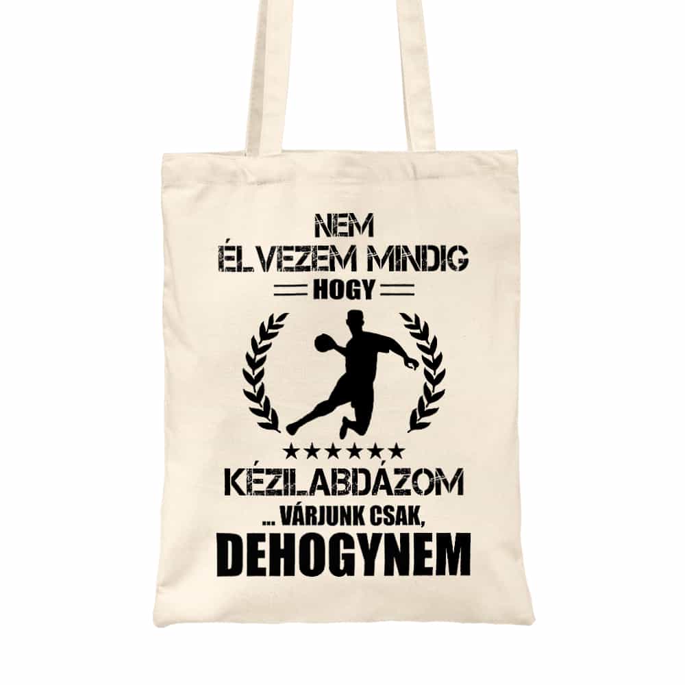 Nem élvezem mindig, hogy kézilabdázom Vászontáska