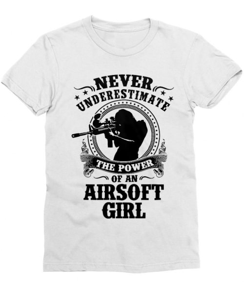 Airsoft girl Póló - Ha Airsoft rajongó ezeket a pólókat tuti imádni fogod!
