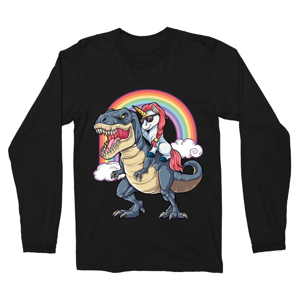 Badass Unicorn Férfi Hosszúujjú Póló