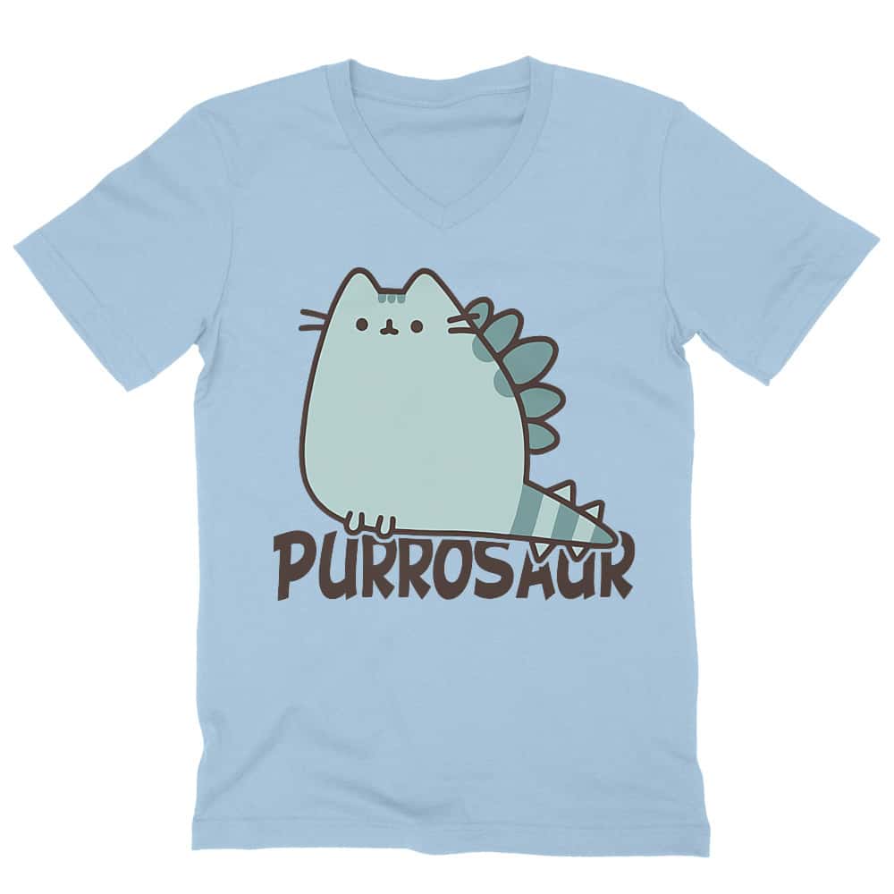 Purrosaur Férfi V-nyakú Póló