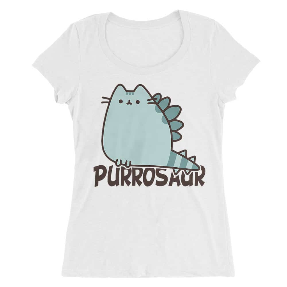 Purrosaur Női O-nyakú Póló