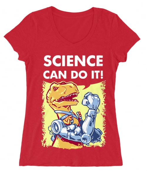 Science can do it Póló - Ha Dinosaur rajongó ezeket a pólókat tuti imádni fogod!