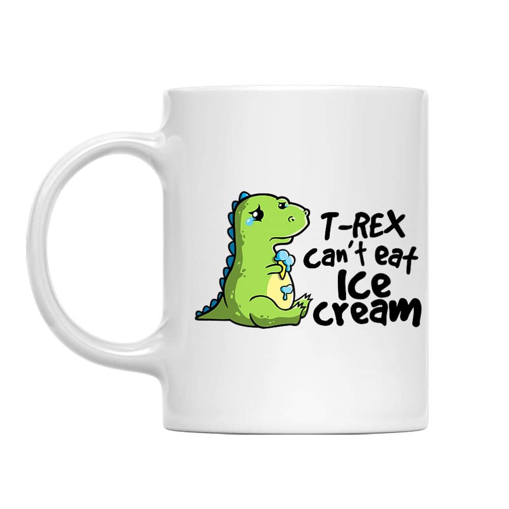 T-Rex can't eat ice cream Bögre