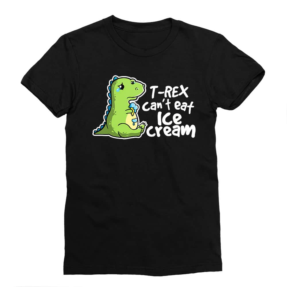 T-Rex can't eat ice cream Férfi Testhezálló Póló