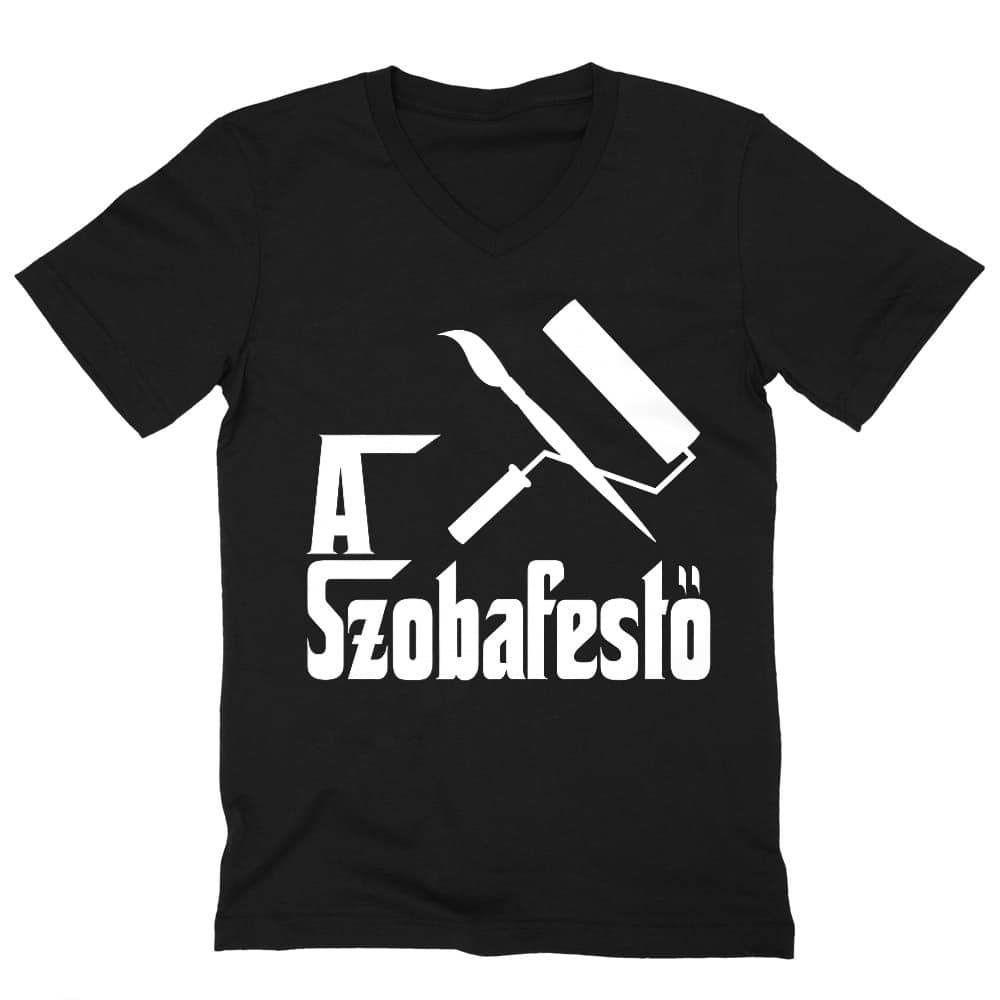 A Szobafestő Férfi V-nyakú Póló