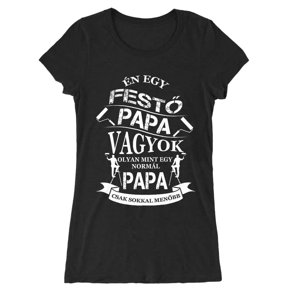 Festő Papa Női Hosszított Póló