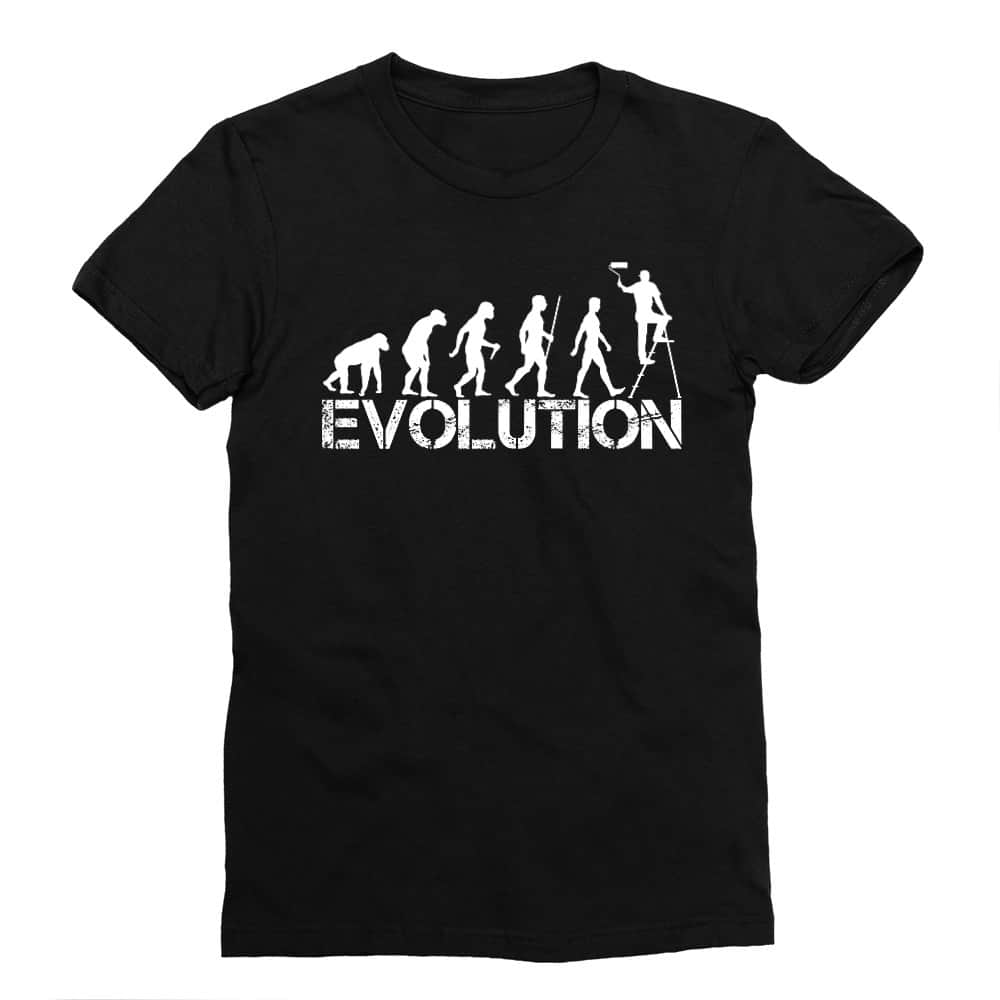 Szobafestő Evolúció Férfi Testhezálló Póló