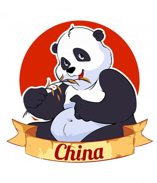 China panda Kína Pólók, Pulóverek, Bögrék - Kultúra