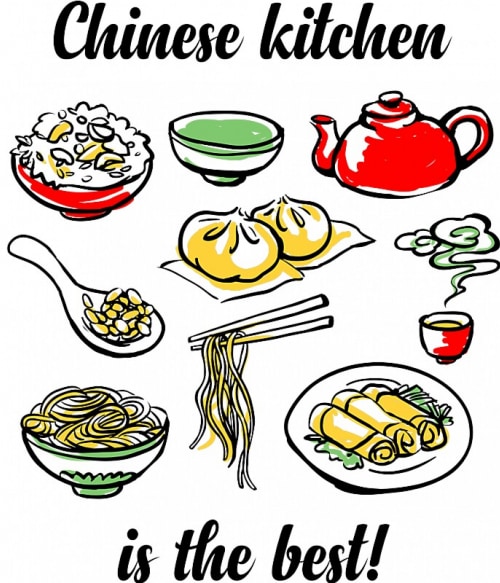 Chinese kitchen Kína Pólók, Pulóverek, Bögrék - Kultúra