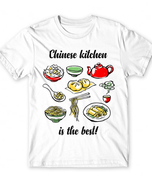 Chinese kitchen Kína Férfi Póló - Kultúra
