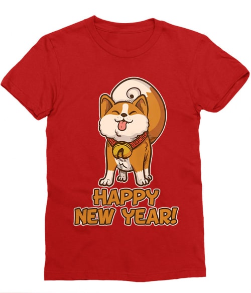 Happy new year dog Póló - Ha China rajongó ezeket a pólókat tuti imádni fogod!