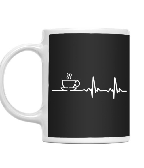 Coffee heartbeat Gasztronómia Bögre - Kávés