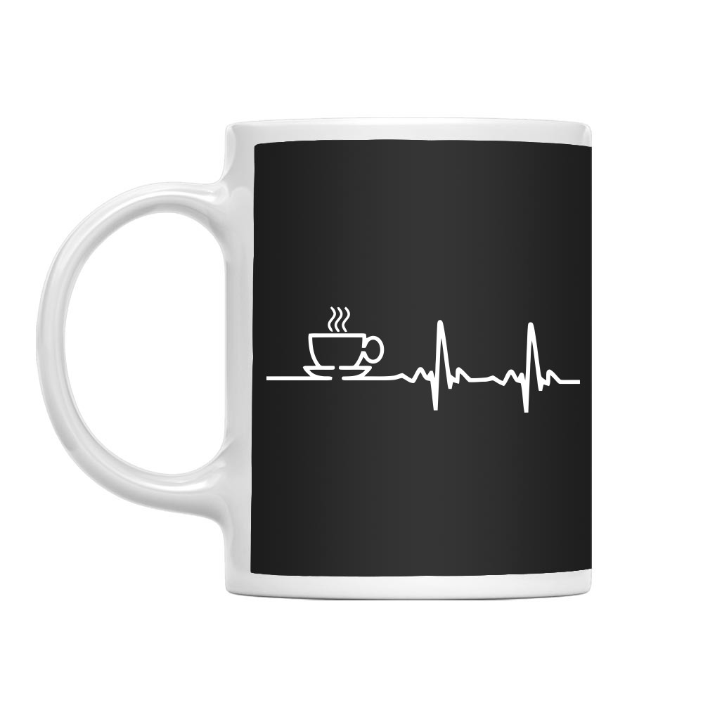 Coffee heartbeat Bögre