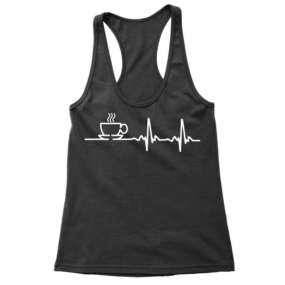 Coffee heartbeat Női Trikó