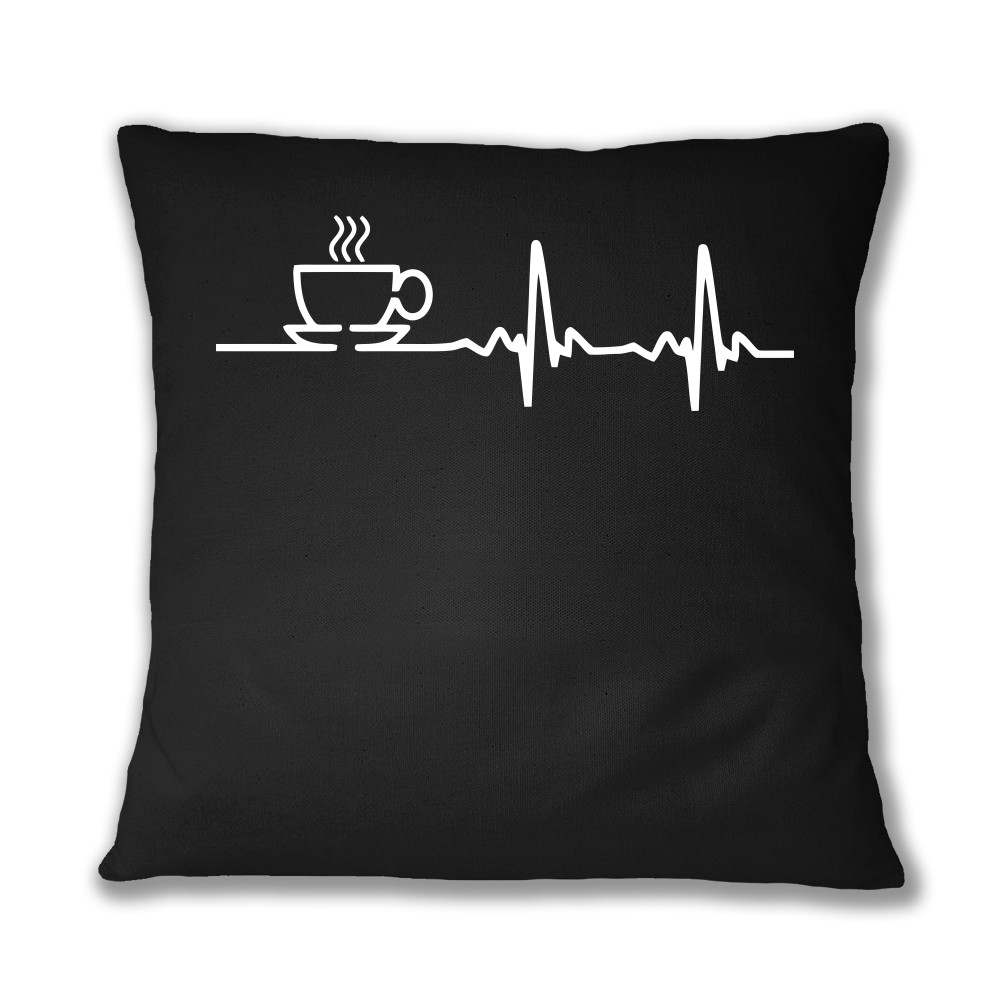 Coffee heartbeat Párnahuzat