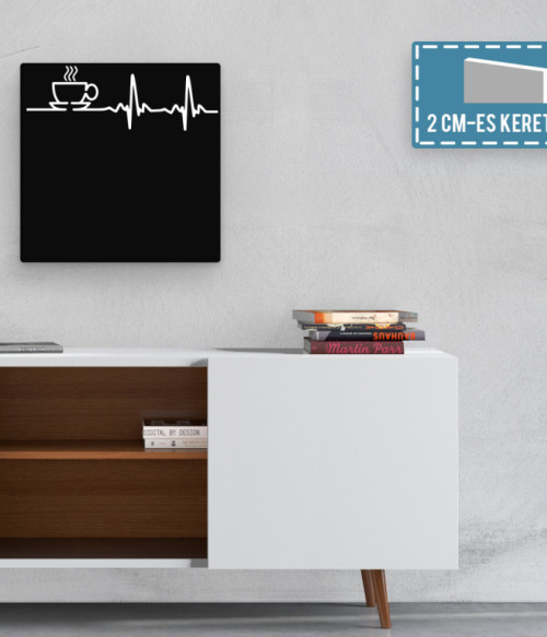 Coffee heartbeat Póló - Ha Coffee rajongó ezeket a pólókat tuti imádni fogod!