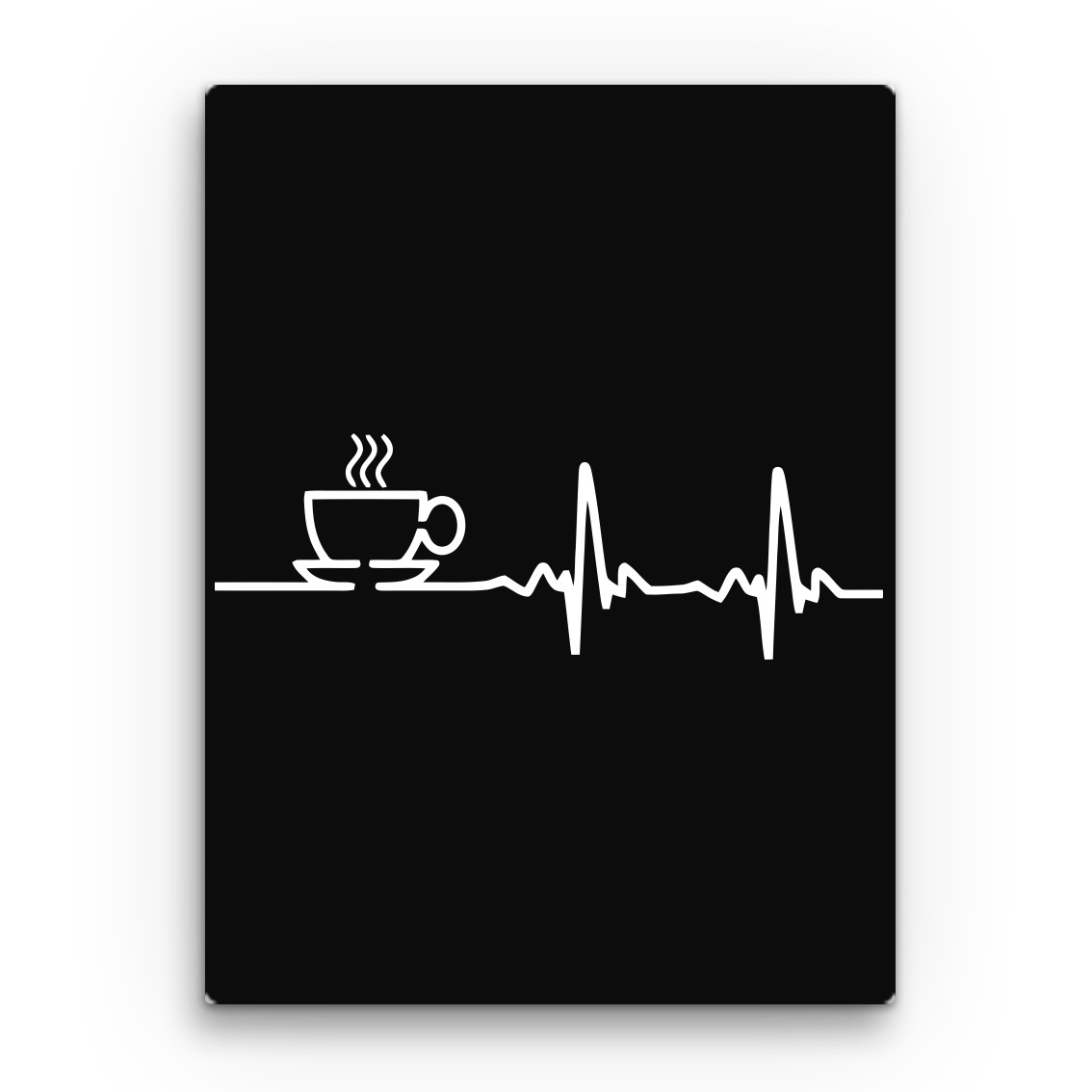 Coffee heartbeat Vászonkép