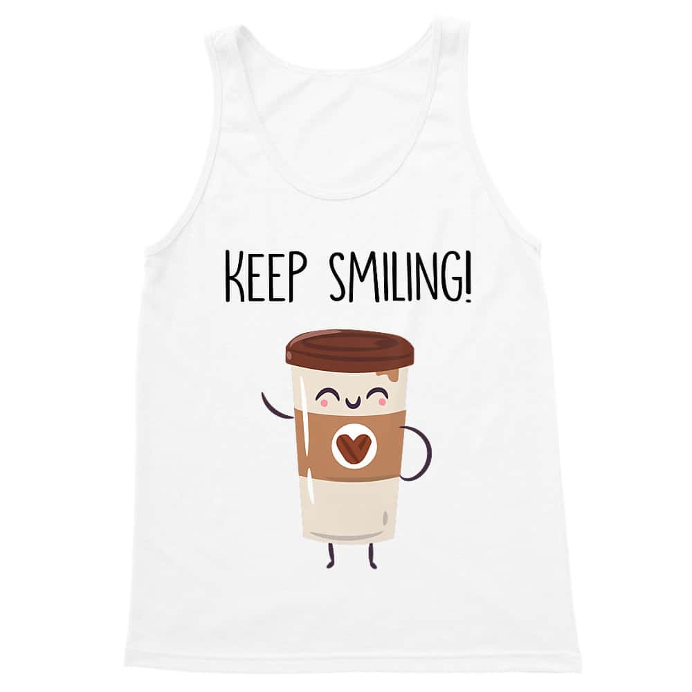 Keep smiling coffee Férfi Trikó
