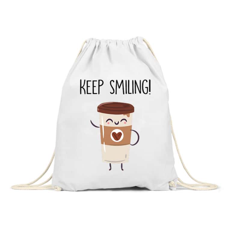 Keep smiling coffee