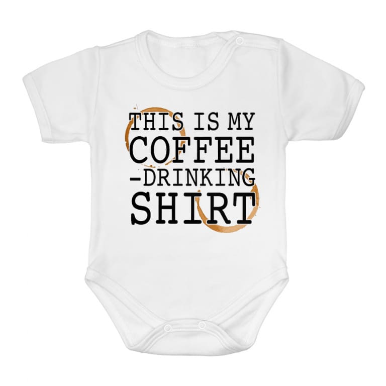 This is my coffee drinking shirt