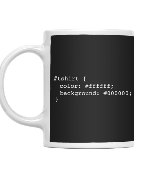 Black t-shirt code Programozó Bögre - Programozó