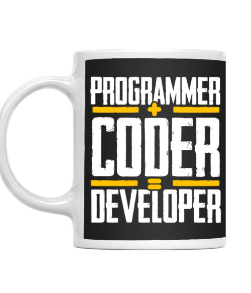 Programmer + coder = developer Programozó Bögre - Programozó