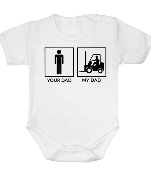 Forklift dad Póló - Ha Forklift Driver rajongó ezeket a pólókat tuti imádni fogod!