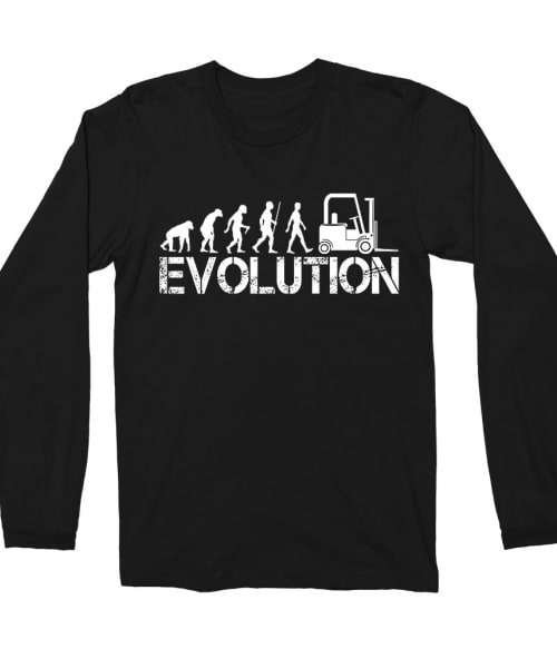 Forklift evolution Póló - Ha Forklift Driver rajongó ezeket a pólókat tuti imádni fogod!