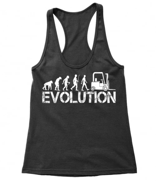 Forklift evolution Póló - Ha Forklift Driver rajongó ezeket a pólókat tuti imádni fogod!