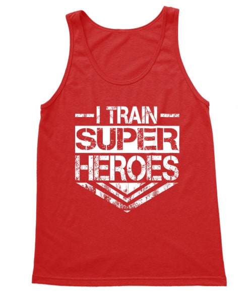 I Train Super Heroes Személyi edzőknek Trikó - Szolgátatás