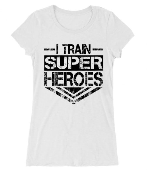 I Train Super Heroes Póló - Ha Personal Trainer rajongó ezeket a pólókat tuti imádni fogod!