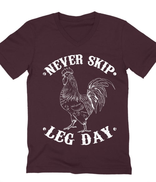 Never skip leg day Póló - Ha Personal Trainer rajongó ezeket a pólókat tuti imádni fogod!