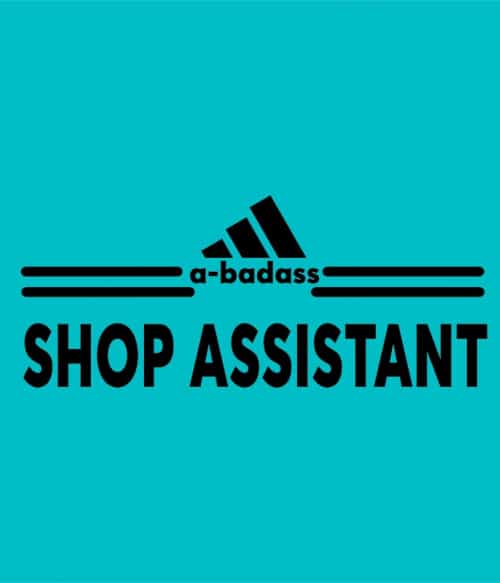Badass shop assistant Kereskedelem Pólók, Pulóverek, Bögrék - Pénztáros