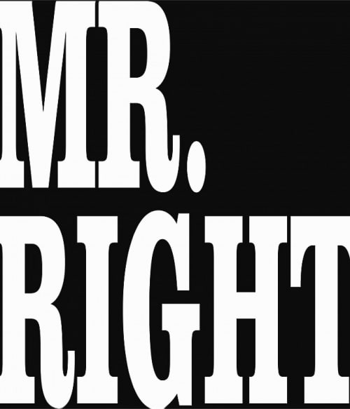 Right Couple – Mr Right Páros Páros Páros Pólók, Pulóverek, Bögrék - Páros