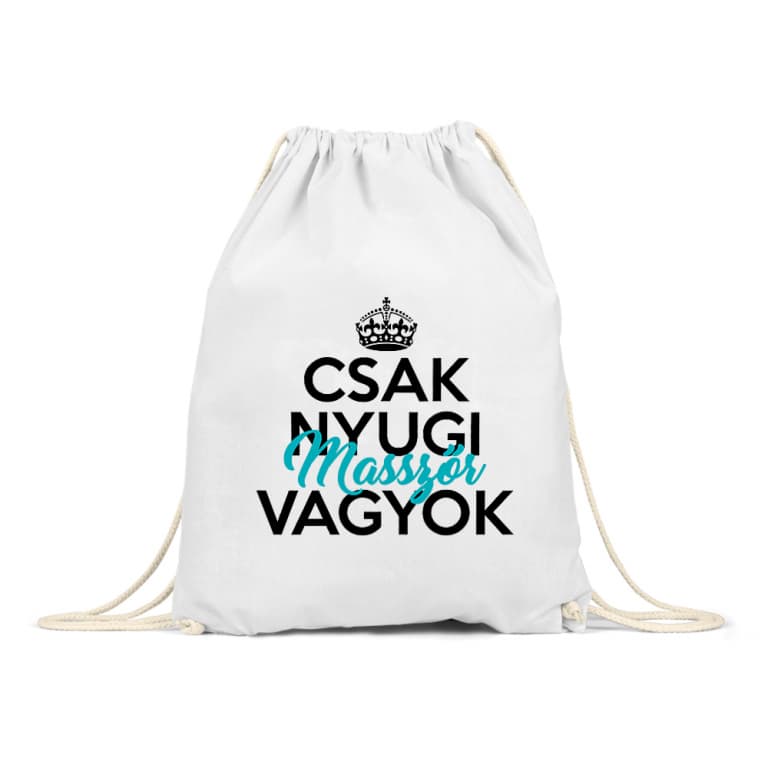 Csak nyugi masszőr vagyok - Tornazsák