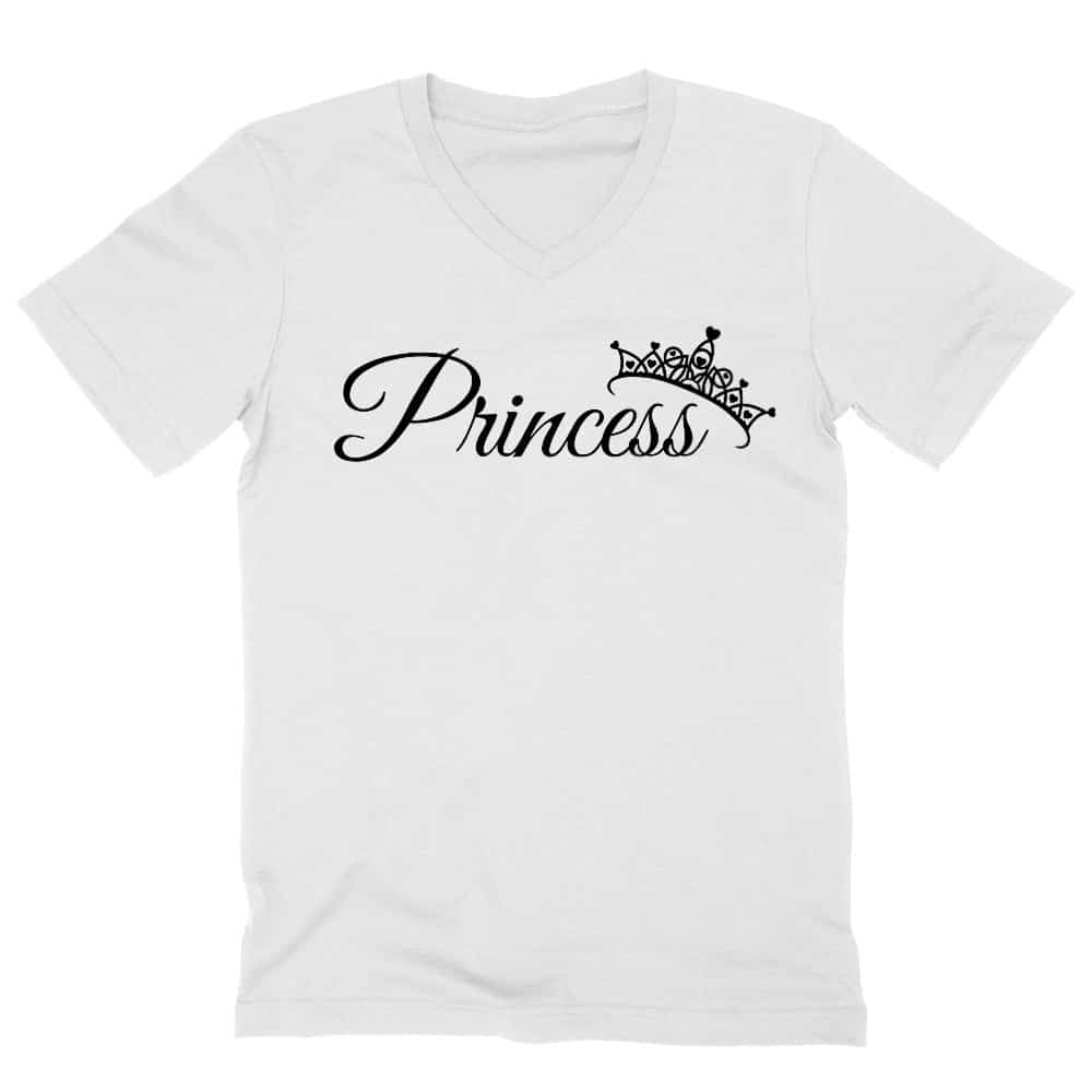 Prince And Princess – Princess Férfi V-nyakú Póló