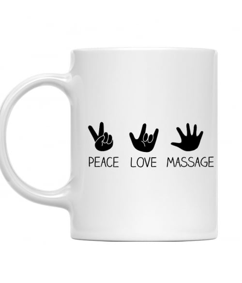 Peace love massage Szépségápolás Bögre - Szépségápolás
